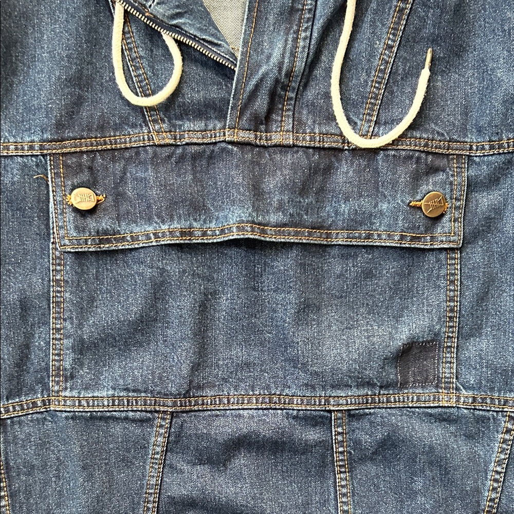 Ethik Denim Hooded Pullover Jacket - image 3